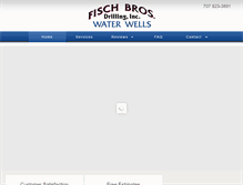 Tablet Screenshot of fischbrosdrilling.com